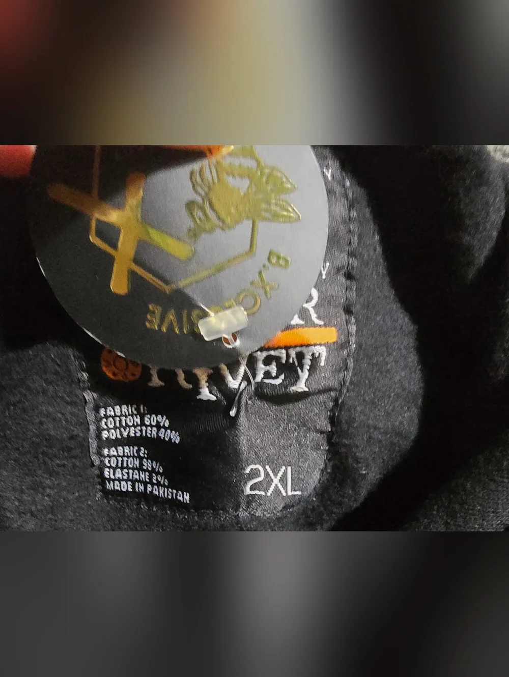 BXCLIVE Copper Rivet Tactical Hoodie Combo Men’s 2XL Black Utility Streetwear - Picture 8 of 9